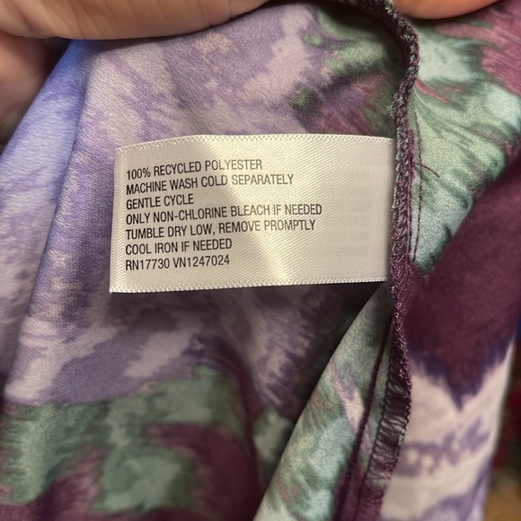 NWOT Crepe Short Sleeve Floral Midi Dress - Sz M - Picture 8 of 9